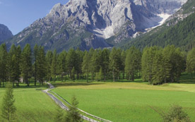 Sport & Kurhotel Bad Moos: UNESCO Weltnaturerbe Dolomiten direkt vor der Haustür.