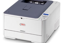 OKIs LED-Drucker C530dn mit Traummaßen von 242 x 410 x 504 mm.