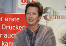 Infineon-Vorstandsvorsitzende Monika Kircher-Kohl lud den ebiz egovernment award heuer nach Villach ein.