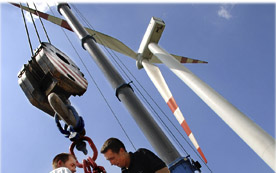 Ab 2012 plant die W.E.B die Errichtung weiterer Windparks mit über 100 MW installierter Leistung.