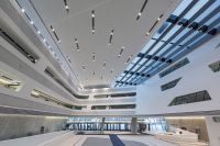 Unter anderem zeigt das Library Learning Center (nicht im Bild) der WU Wien, was im Trockenbau alles möglich ist. Integriert sind auch Heiz- und Kühlsysteme.