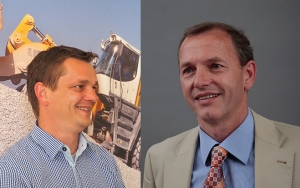 Laborleiter Martin Bernhard und Geschäftsführer Franz Denk, Wopfinger.