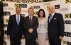 (Foto: Sabine Klimt, Lichtblick KG) Erwin Hameseder, Aufsichtsratspräsident RZB; Bundespräsident Heinz Fischer; Charlotte Rothensteiner gratulierten dem Geburtstagskind Walter Rothensteiner.