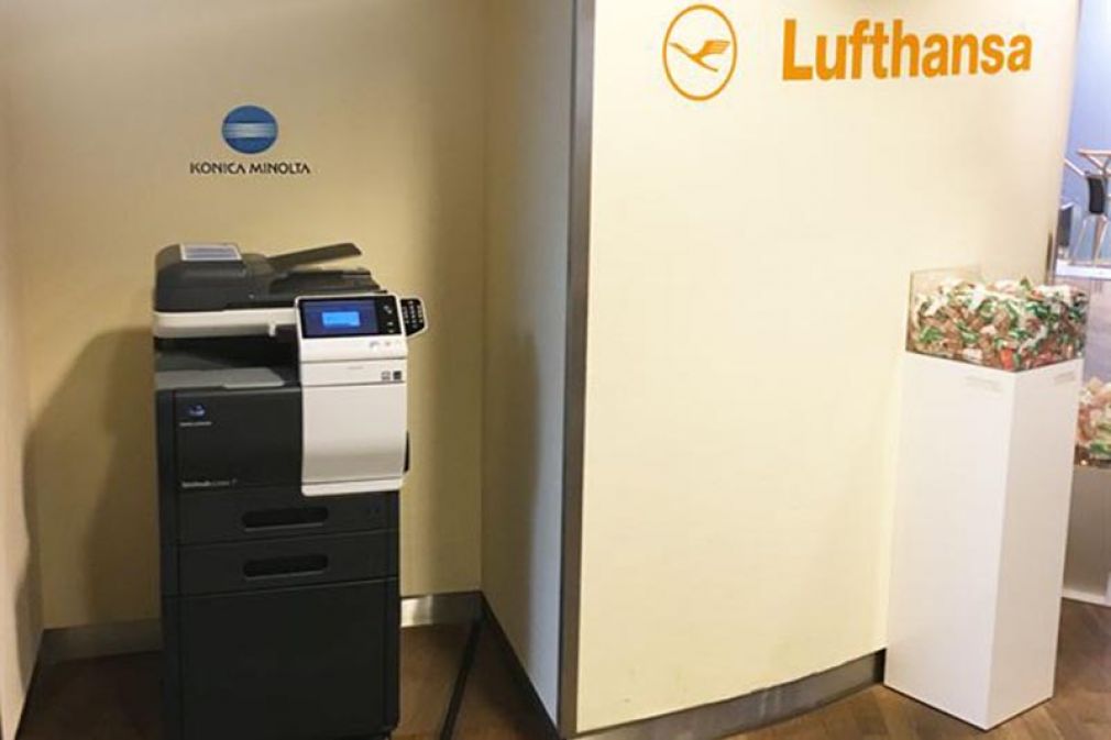 Lufthansa setzt auf Drucker-Ausstattung von Konica Minolta.