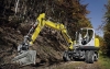Schnelligkeit und Effizienz verspricht der neue Mobilbagger EW100 von Wacker Neuson.