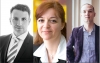 V.l.n.r.: Michael Hilbert (Horváth &amp; Partners), Daniela Chikova (Partnerin A.T.Kearney), Christoph Samwer (Lendico &quot;Geld braucht keine Bank&quot;).