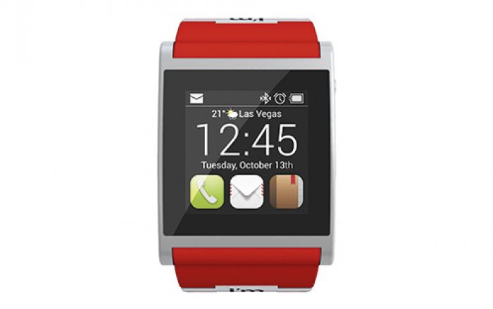 (Foto: i'm smart) Die passende Uhr zum Smartphone: I'm watch ässt sich per Bluetooth mit dem Handy verbinden.