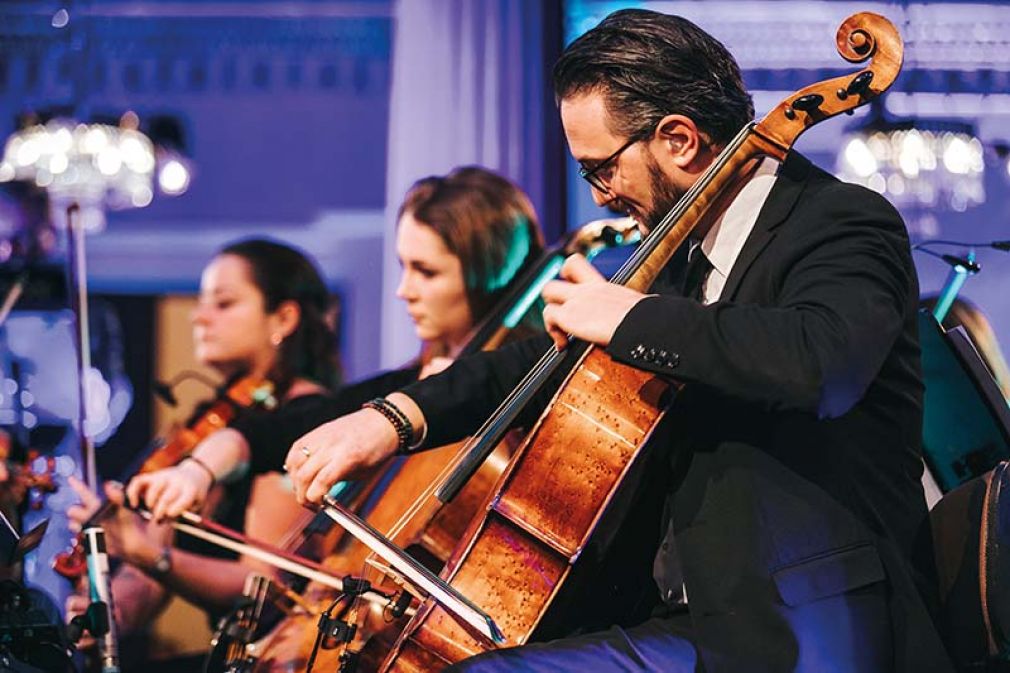 Foto: Live-Show in Wien – Ein Abend im Zeichen der AI, Musik und Nordlichtern.