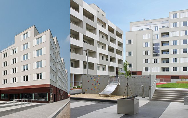 Mit dem Projekt »com« am Wiener Nordbahnhof hat Kallco das »Slim Building Concept«erstmals umgesetzt. Foto: Kallco