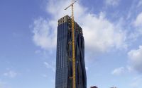 (Foto: bereitgestellt) Auch im DC Tower 1 werden 33 Stockwerke energiesparend mittels Betonkernaktivierung auf die richtige Temperatur gebracht. 