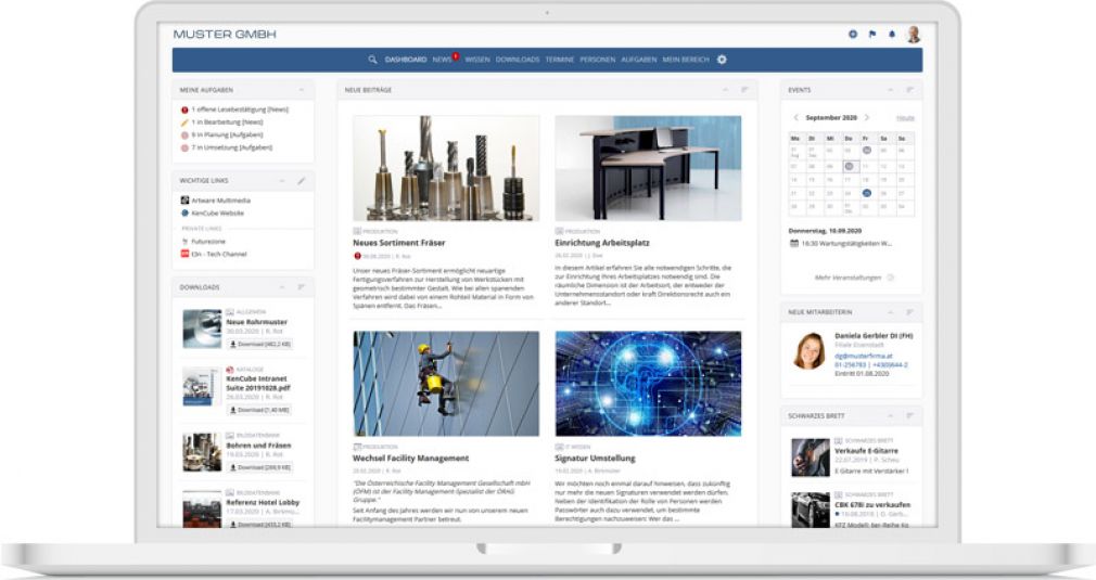 KenCube ist als Cloud-Lösung DSGVO-sicher oder on-premises verfügbar, die Nutzung erfolgt mittels Browser oder via App.