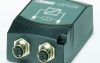 Galvanischer Trenner für Ethernet-Anwendungen mit M12-Anschlusstechnik.
