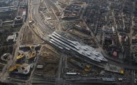 (Foto: Beigestellt) blickfang rautendach. Rund um den Bahnhof entsteht ein ganzer Stadtteil.
