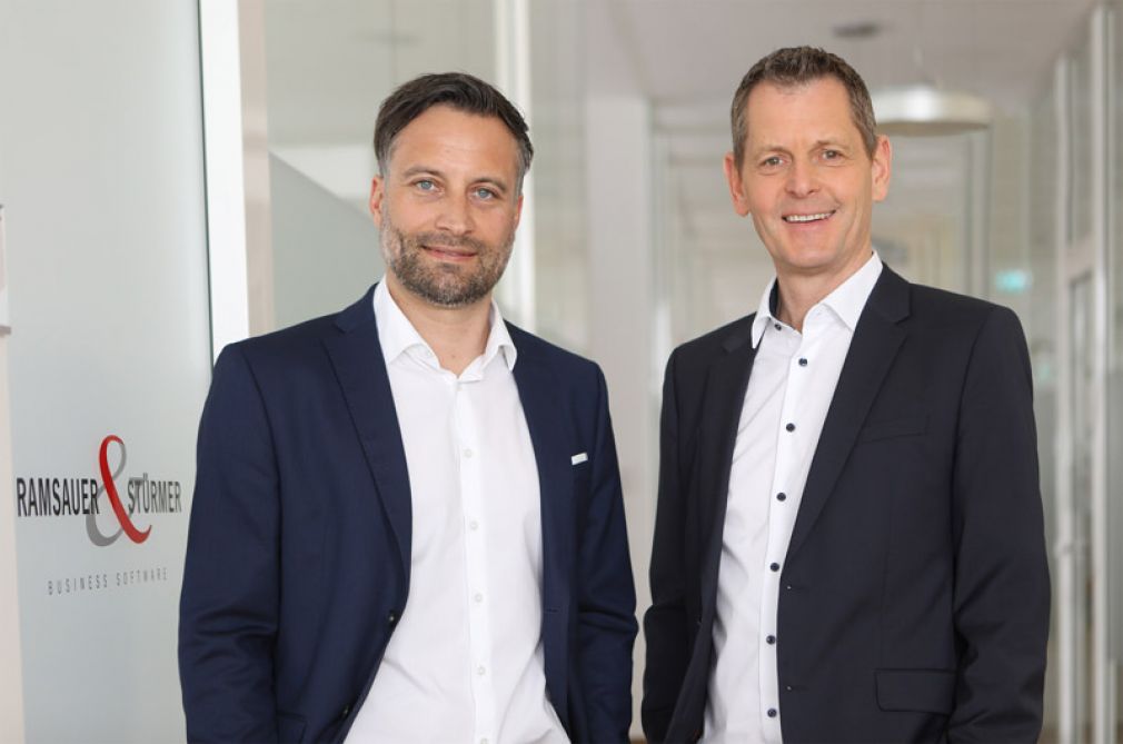 Neue, gemeinsame Geschäftsführung von Ramsauer &amp; Stürmer Software: Manfred Schmid und Markus Neumayr.