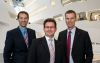 Wolfgang Kradischnig, Arnold Koller und Ingo Huber (v.l.) von Delta zeichneten gemeinsam mit Drees &amp; Sommer für die Projektsteuerung des 492-Millionen-Euro-Projektes WU Wien verantwortlich.