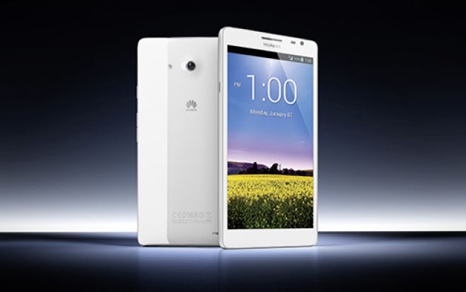 (Foto: Huawei) Das Ascend Mate von Huawei ist mit 6,1 Zoll großem Display das zurzeit größte Smartphone der Welt.