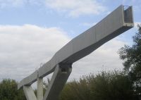 Eine Brücke, aufspannbar wie ein Regenschirm: entwickelt an der TU Wien, realisiert bei Oberndorfer.