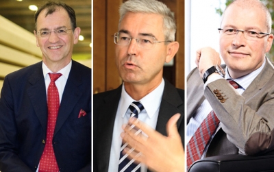 vlnr: Erich Wiesner (Wiehag), Peter Giffinger (Rigips) und Meinolf Funkenmeier (Teckentrup) verraten, wie Nachhaltigkeit in ihrem Unternehmen erfolgreich funktioniert.