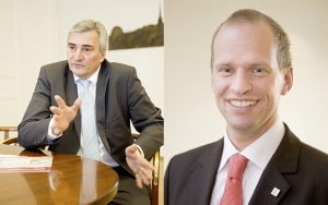 Axel Dick und Konrad Scheiber (l.). Das neue Energieeffizienzgesetz stellt auch die Quality Austria und ihre Kunden vor Herausforderungen.