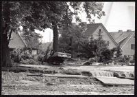 Foto: Das Chaos nach der Flut. Die Erbstorfer Landstraße und die Siedlung Im Stadtfeld.