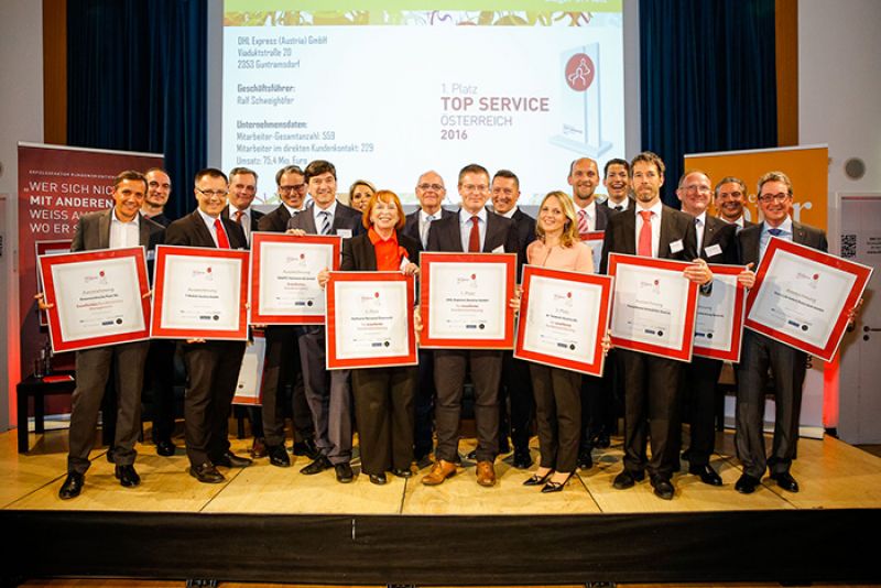 Top Service Qualitätssiegel für Kundenorientierung bei fête d’excellence verliehen