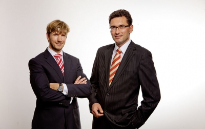 Zuwächse auch mit Aufträgen aus dem öffentlichen Sektor: Vorstände der cellent AG, Josef Janisch und Thomas Cermak.