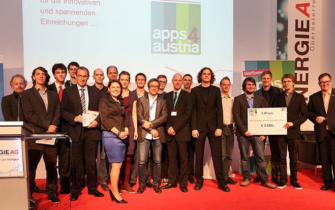 Apps4Austria Gewinner am Zukunftskongress 2013 in Berlin. Foto: BKA