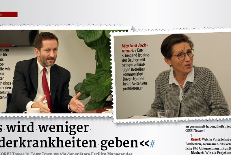Ernst Machart: "Wir haben vom Architekten für viele Details Entwürfe bekommen, die  wir mit unserem FM-Anbieter hinsichtlich eines funktionierenden Betriebs abstimmen konnten." Martina Jochmann: "Entscheidend ist, dass der Bauherr mit seinem zukünftigen Betreiber kommuniziert. Davon können beide Seiten nur profitieren."