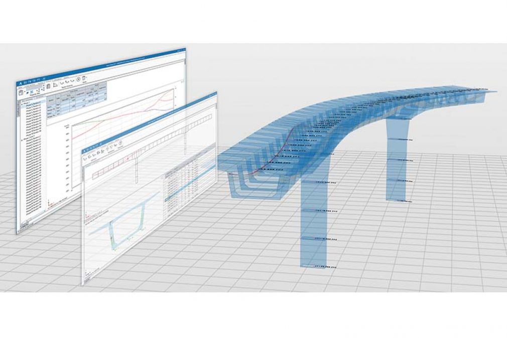 Foto: Mit Allplan Bridge 2019 können Spannglieder parametrisch geplant werden. 