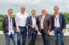 Foto: Über die Inbetriebnahme der neuen Photovoltaikanlage freuen sich Alexander Schwab (Ökovolt), Bernd Kubinger (Würth), Alfred Wurmbrand (Würth), Johann Hell (Bürgermeister Böheimkirchen), Manuel Thaler (Ökovolt).