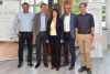Nahmen LNG-Anlage in Betrieb: Thomas Maus (Primagas Deutschland), Hermann Gföller (Kaindl), Kerstin Büdel (Primagaz Österreich), Bernhard Koller (Kaindl)  und Stefan Oberhuber (Primagaz Österreich).