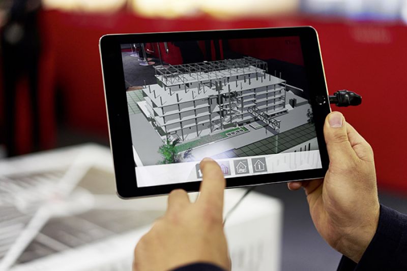 Realistisches BIM-Erlebnis dank  Augmented Reality mit 3D.