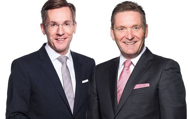 Die ARA-VorstDie ARA-Vorstände Christoph Scharff (li.) und Werner Knausz.ände Christoph Scharff (li.) und Werner Knausz.