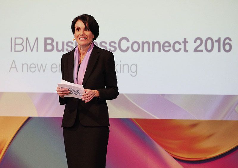 Tatjana Oppitz, Generaldirektorin IBM: »Entscheidungen werden künftig anhand kognitiver Lösungen getroffen.«