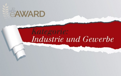 eAward 2015: Kategorie Industrie und Gewerbe