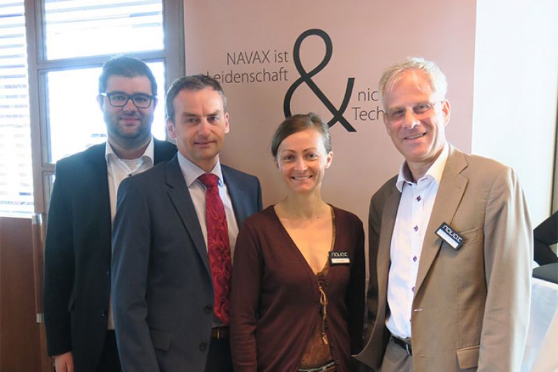 v.l.n.r.: Armin Müllner (Microsoft Austria), Wolfgang Traunfellner (Microsoft Austria), Hana Bergh (NAVAX Unternehmensgruppe), Christoph Weiss (SIS Consulting)
