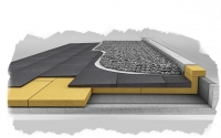 Ein wichtiger Anwendungsbereich von Austrotherm Resolution ist die thermische Sanierung von Terrassen.