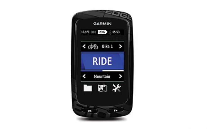 (Foto: Garmin) Mit dem Edge 810 von Garmin ist man unterwegs am Rad in 'Echtzeit mit dem Internet verbunden.