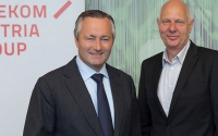 A1-Generaldirektor Hannes Ametsreiter und Trendforscher Matthias Horx präsentierten Erkenntnisse zum Medienwandel.