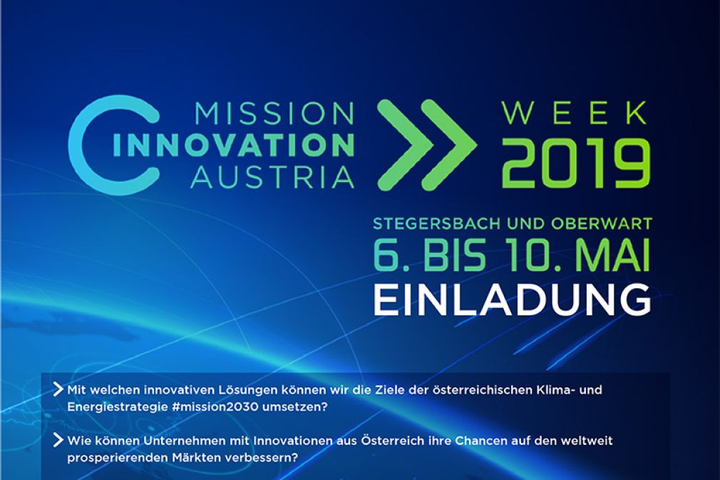Tipp: Mission Innovation Austria Week 2019