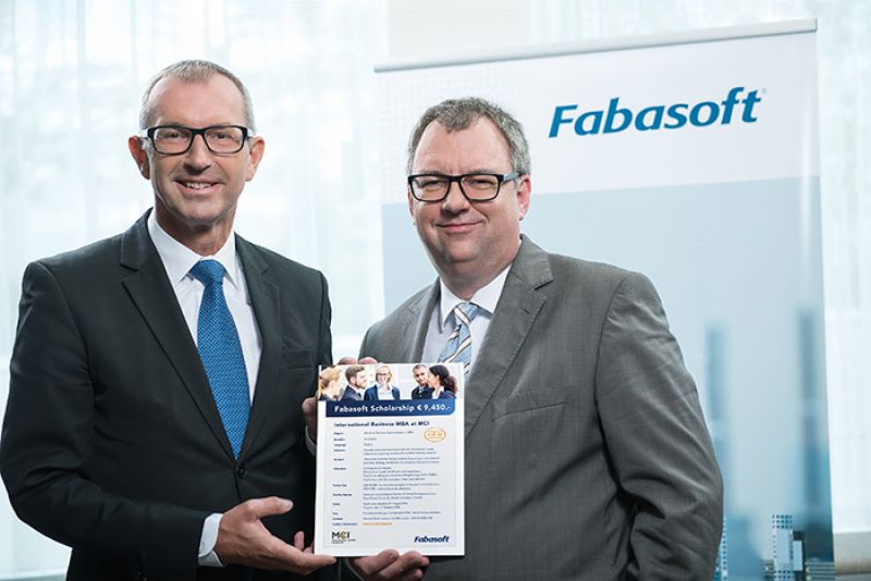 Fabasoft stiftet Stipendium für „International Business MBA“ am MCI Innsbruck