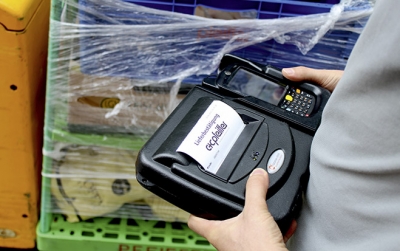 unit-IT-Lösung: Lieferbestätigung und Rechnung werden vor Ort ausgedruckt und automatisch gespeichert.
