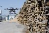 Foto: Mithilfe von Drohnen werden 3D-Modelle des Holzbestands erzeugt.