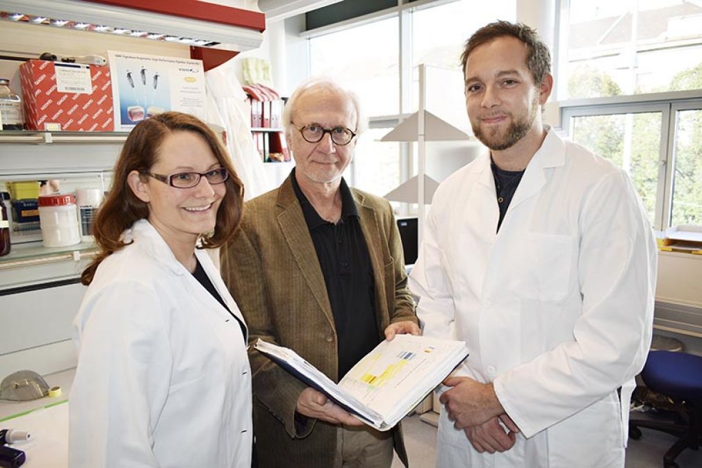 Dr. Sabine Taschner-Mandl, Prof. Dr. Peter Ambros und DI Florian Kromp von der St. Anna Kinderkrebsforschung bilden die Projektleitung von &quot;Visiomics&quot;.