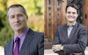 Rudolf Pichler, Bureau Veritas (links) und Horst Ebner, oekostrom AG (rechts) beantworten Fragen zum Energieeffizienzgesetz.