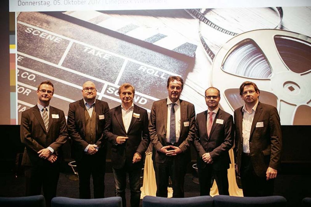 Foto: Bernhard Horn (Österreichische Nationalbank), Andreas Teischl (Erste Group), Erwin Greiml (adesso Austria), Georg Bürstmayr (Die Grünen), Gerald Steiner (Andréewiitch &amp; Partner), Martin Szelgrad (Telekom &amp; IT Report).