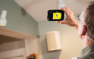 Mit der Flir C2 können nicht nur Probleme aufgedeckt, sondern auch die positiven Folgen von Reparaturmaßnahmen gezeigt werden.