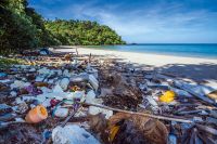 Foto: Muncar in Indonesien leidet besonders stark unter der Verschmutzung durch Plastikmüll.