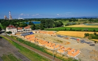 Das neue Apartmenthotel des Diamond Country Clubs im niederösterreichischen Atzenbrugg entsteht aus natürlichen, wohngesunden und wertbeständigen Wienerberger-Ziegeln.