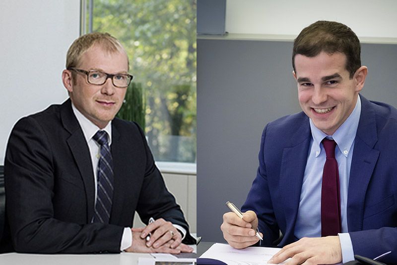 Foto: »Kapital ist immer der Engpass«, sagt Vienna Estate-Vorstand Thomas Gell (l.) und ist deshalb bei der Crowdinvesting-Plattform Reval eingestiegen. Deren CEO Philipp Hain (r.) rechnet mit einer Verzehnfachung des Crowdvolumens in der Immobilienfinanzierung innerhalb der nächsten drei Jahre. 